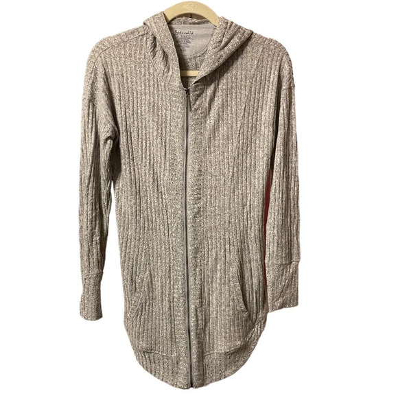 SPLENDID SUPER SOFT ZIP UP SWEATER - Picture 1 of 4